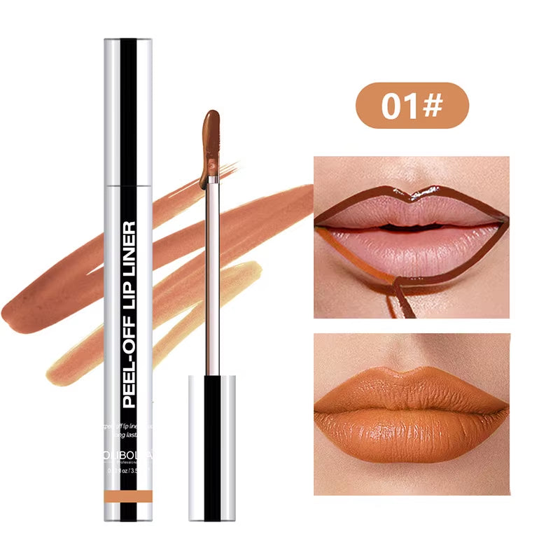 Peel-Off Lip Liner – Waterproof, Long-Lasting Matte Tint & Contour Liner for All-Day Color