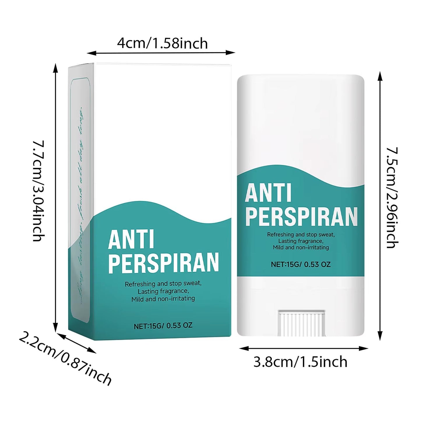 Daily Antiperspirant Deodorant Stick for Men & Women – Long-Lasting Sweat Protection for Sensitive Skin