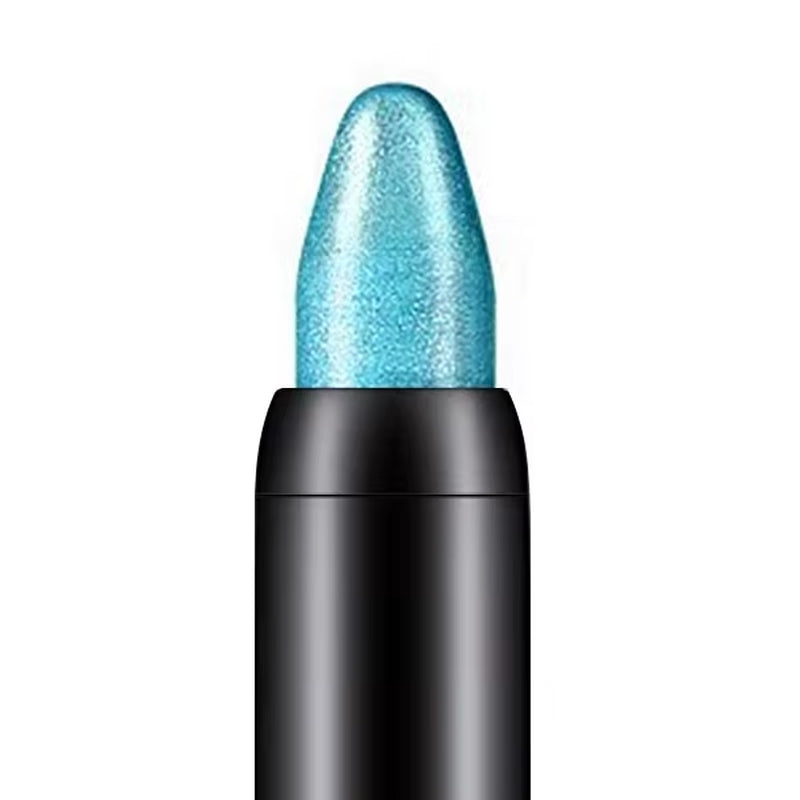 15-Color Waterproof Glitter Eyeshadow & Eyeliner Stick Set