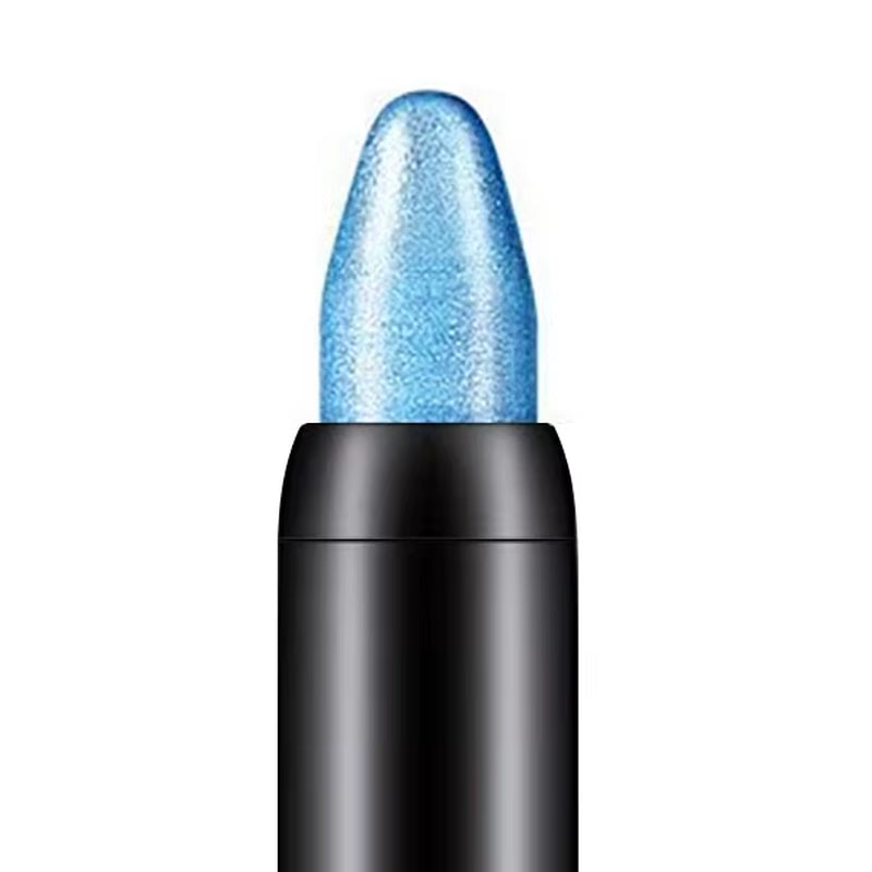 15-Color Waterproof Glitter Eyeshadow & Eyeliner Stick Set